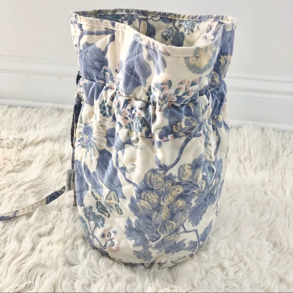 Olivier Desforges France Quilted Fabric Pocket Bag with interior pockets - Picture 3 of 11